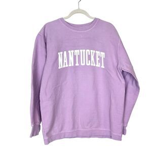 Nantucket Lavender Crewneck Sweatshirt - Women's